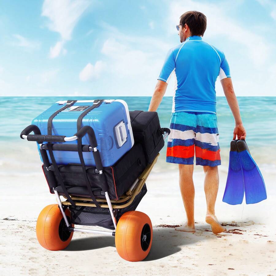 Carrello da Spiaggia con Grand - Heavy Equipment Tires recensione e prezzo