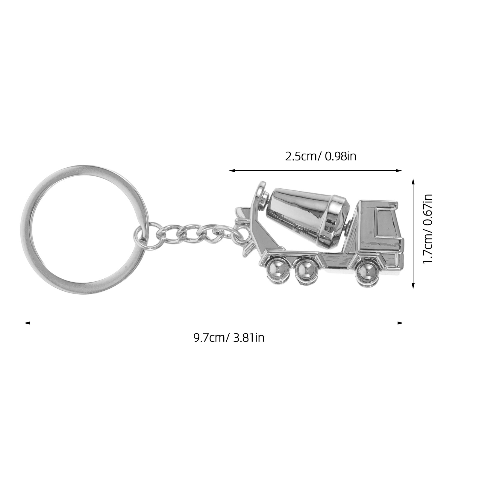 Portachiavi in lega 3D a forma - Heavy Equipment Key Ring recensione e prezzo
