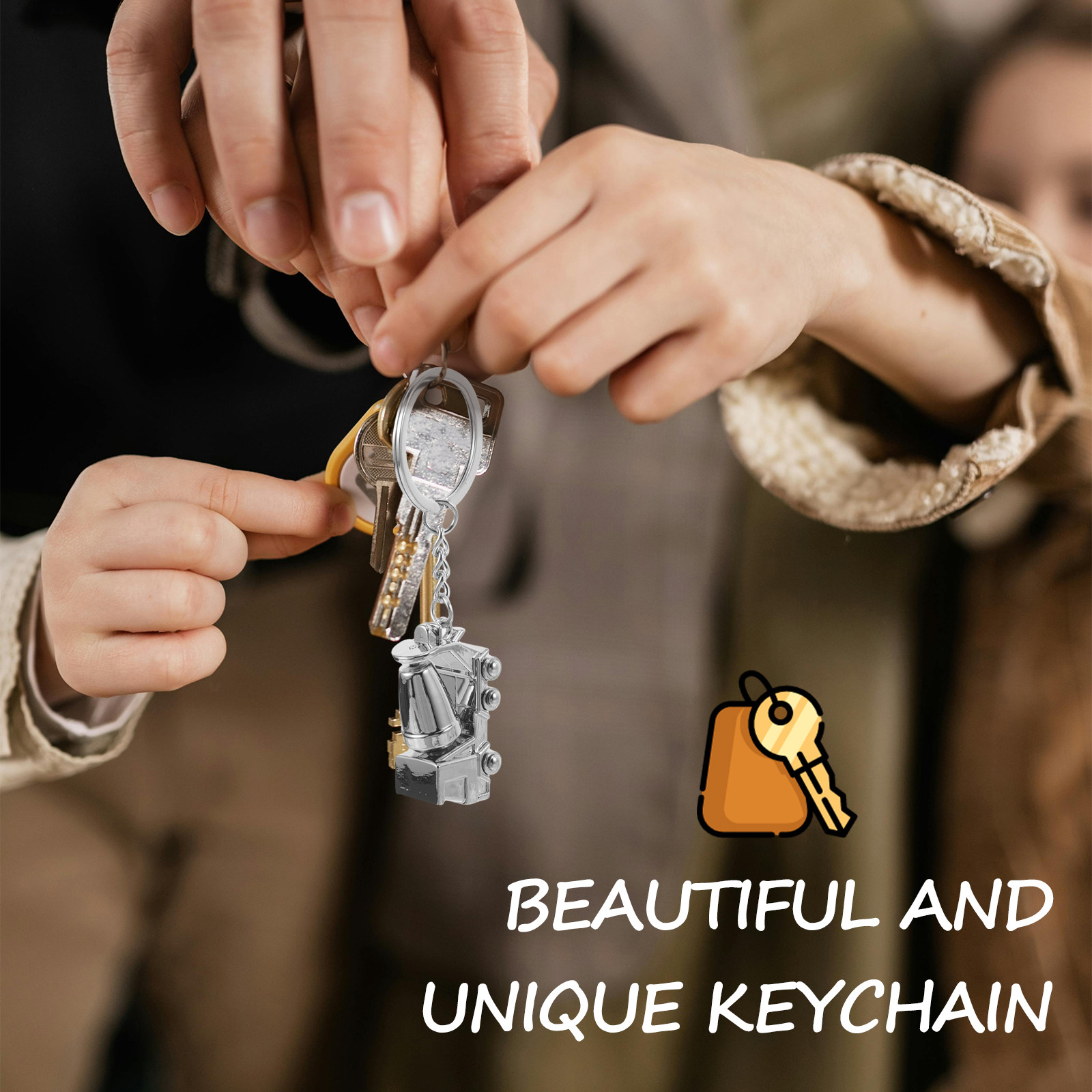 Portachiavi in lega 3D a forma - Heavy Equipment Key Ring recensione e prezzo