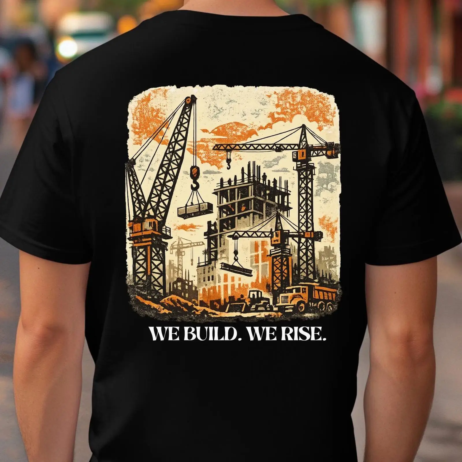 Maglietta We Build Rise Constr - Heavy Equipment Union recensione e prezzo