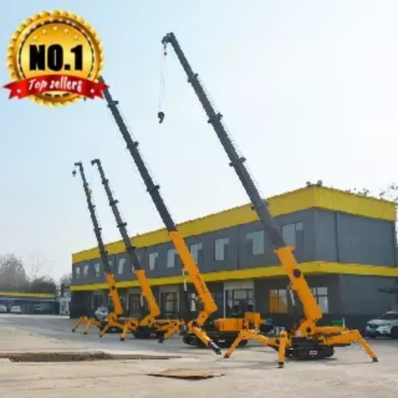 Gru idraulica a ragno 8T per i - Heavy Equipment In Construction recensione e prezzo